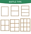 wooden frame bars